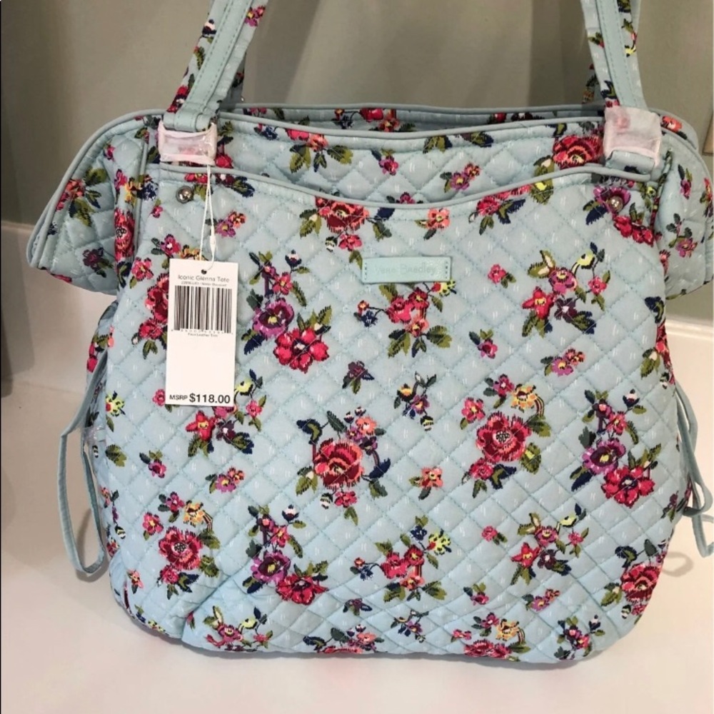 Vera Bradley Large Glenna Water Bouquet New